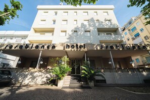 Façade de l’hébergement