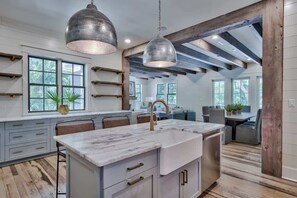 Dining - Old Seagrove Beach House with Pool, Sleeps 8! (Santa Rosa Beach)