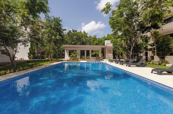 Pool - RayoDeSol Condo Gated, 10min to Beach,Gym,6Pools (Solidaridad)