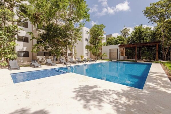 Pool - NEW! Families Paradise 10min>Caribbean WIFI 300MB (Solidaridad)