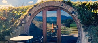 Honeybee Home -  a hobbit hut that sleeps 4 guests  in 2 bedrooms