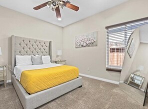 3 bedrooms, iron/ironing board, travel cot, WiFi