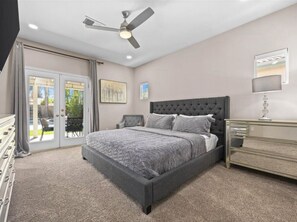 3 bedrooms, iron/ironing board, travel cot, WiFi