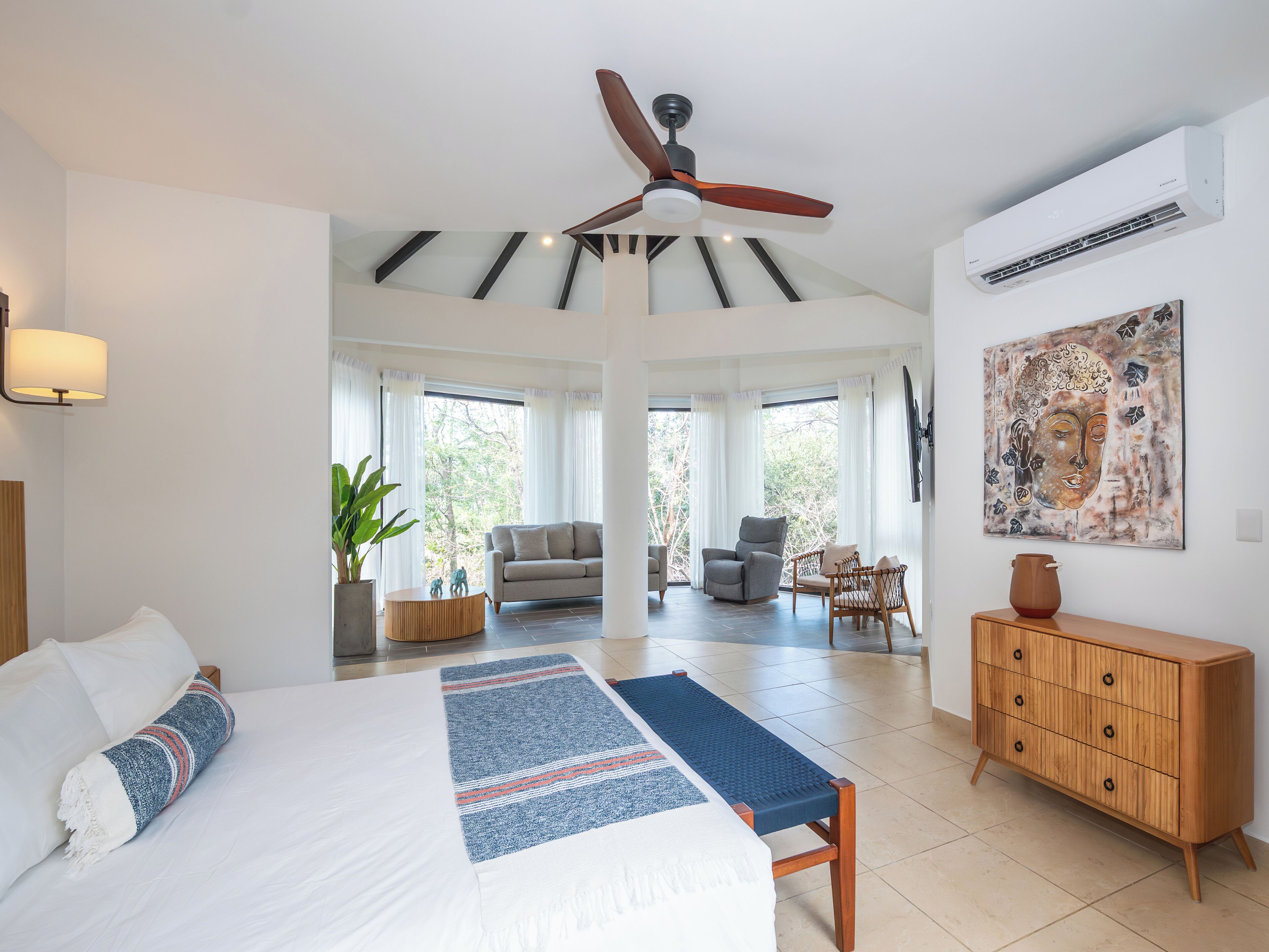 Suite, 1 King Bed, Patio, Pool View | In-room safe, free WiFi, bed sheets