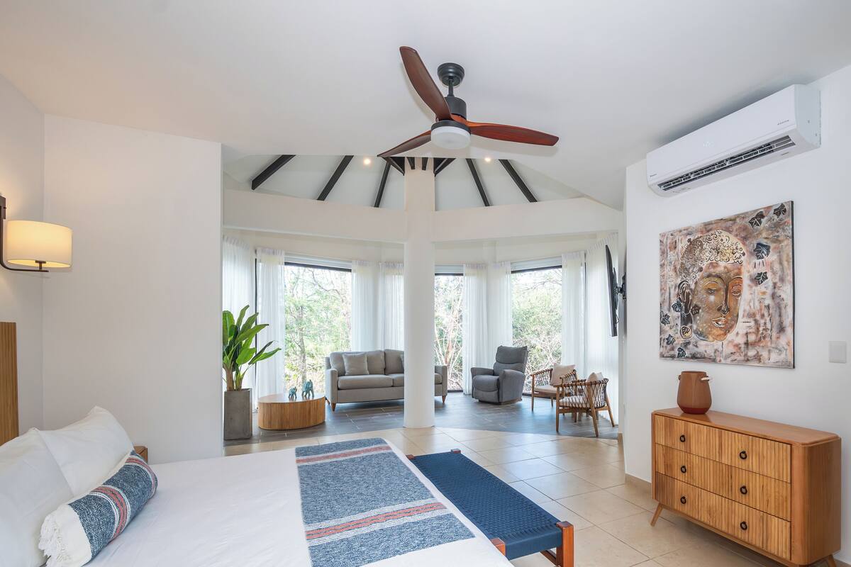 Suite, 1 King Bed, Patio, Pool View | In-room safe, WiFi (free), bed sheets