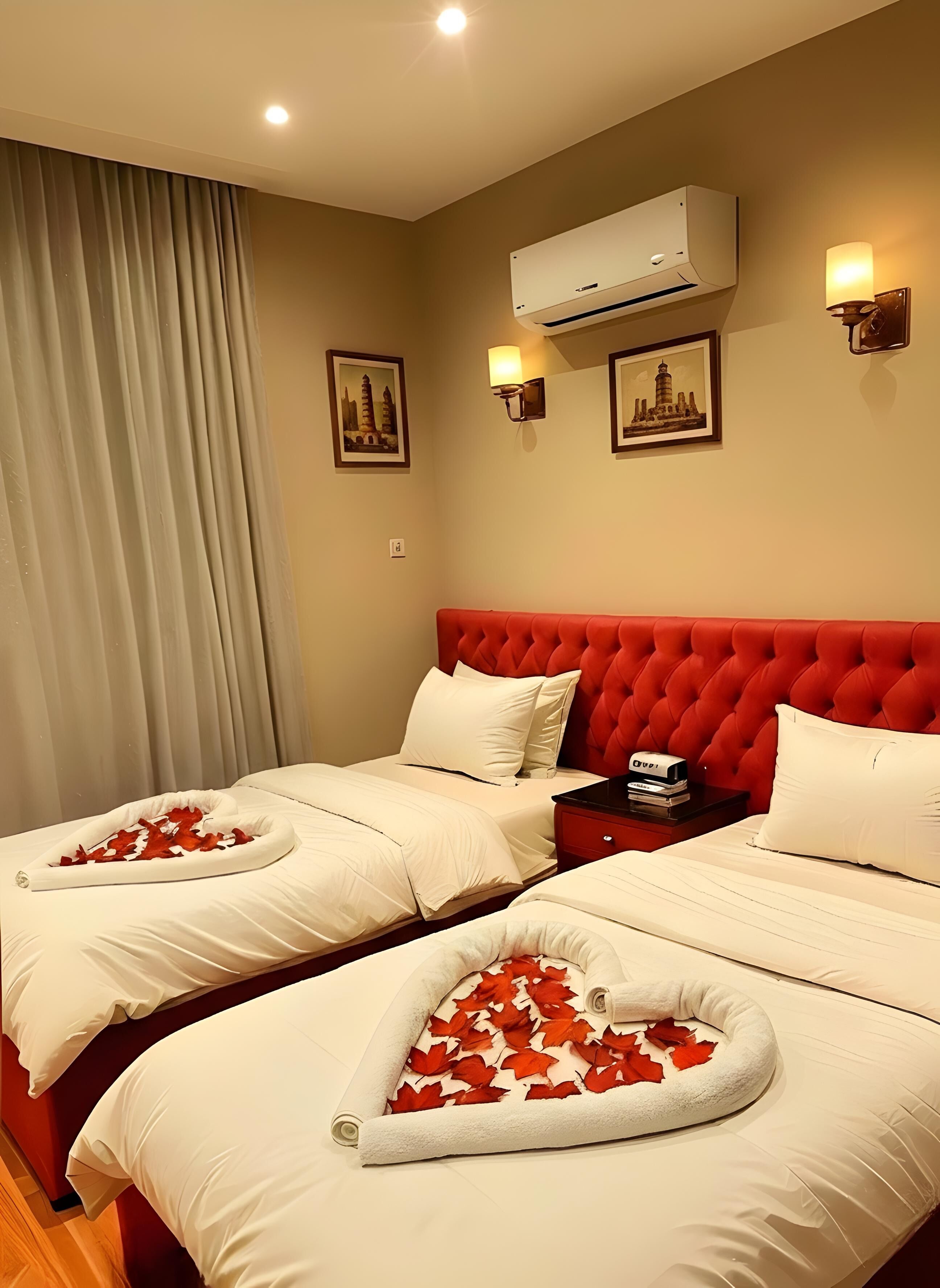 Deluxe-Doppel- oder -Zweibettzimmer