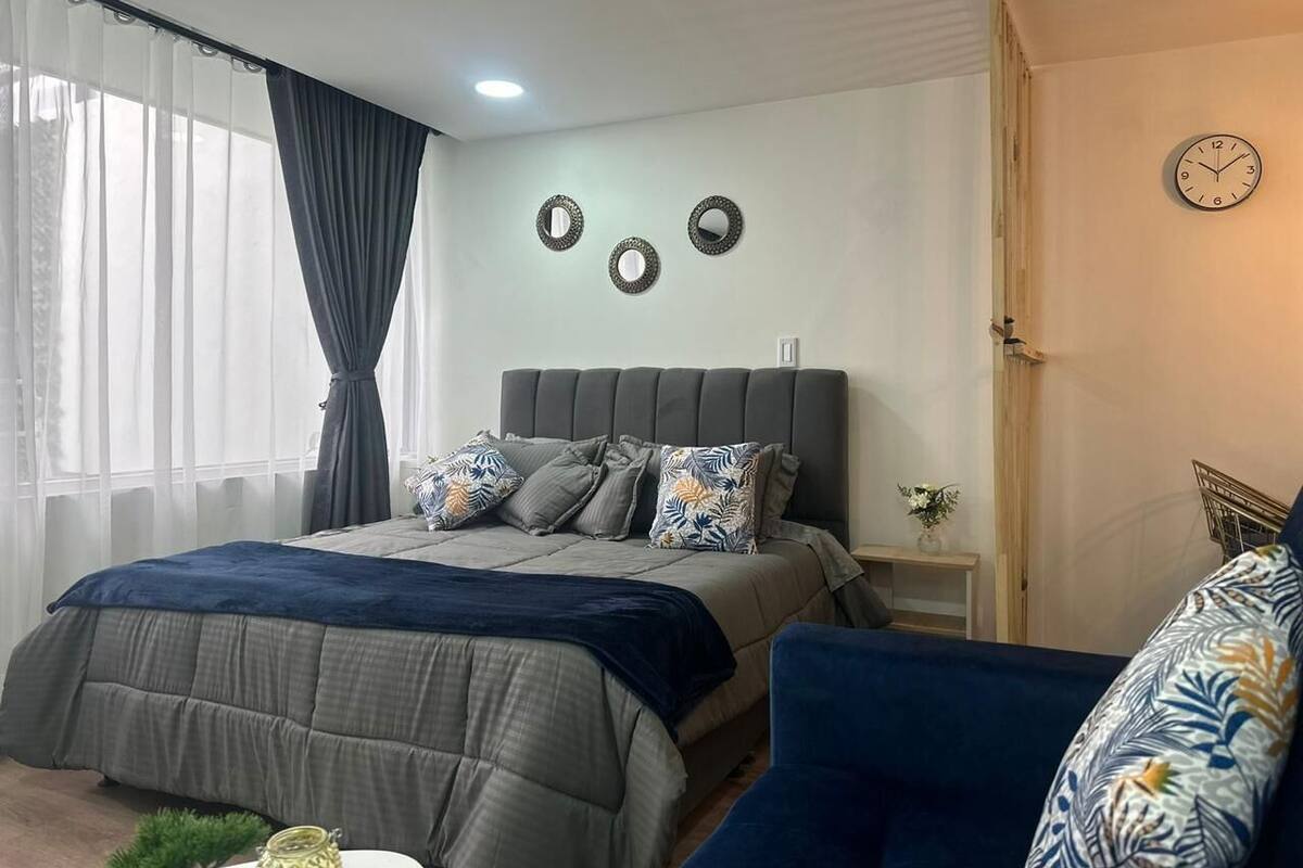 Appartamento Deluxe | 1 camera, postazione laptop, tende oscuranti, insonorizzazione