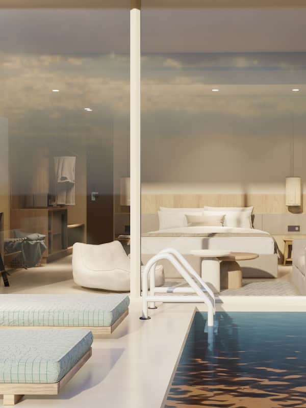 Phòng Suite Junior, quang cảnh biển | 1 phòng ngủ, minibar, két bảo mật tại phòng, màn/rèm cản sáng