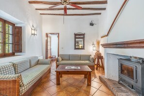 TV, fireplace, DVD player