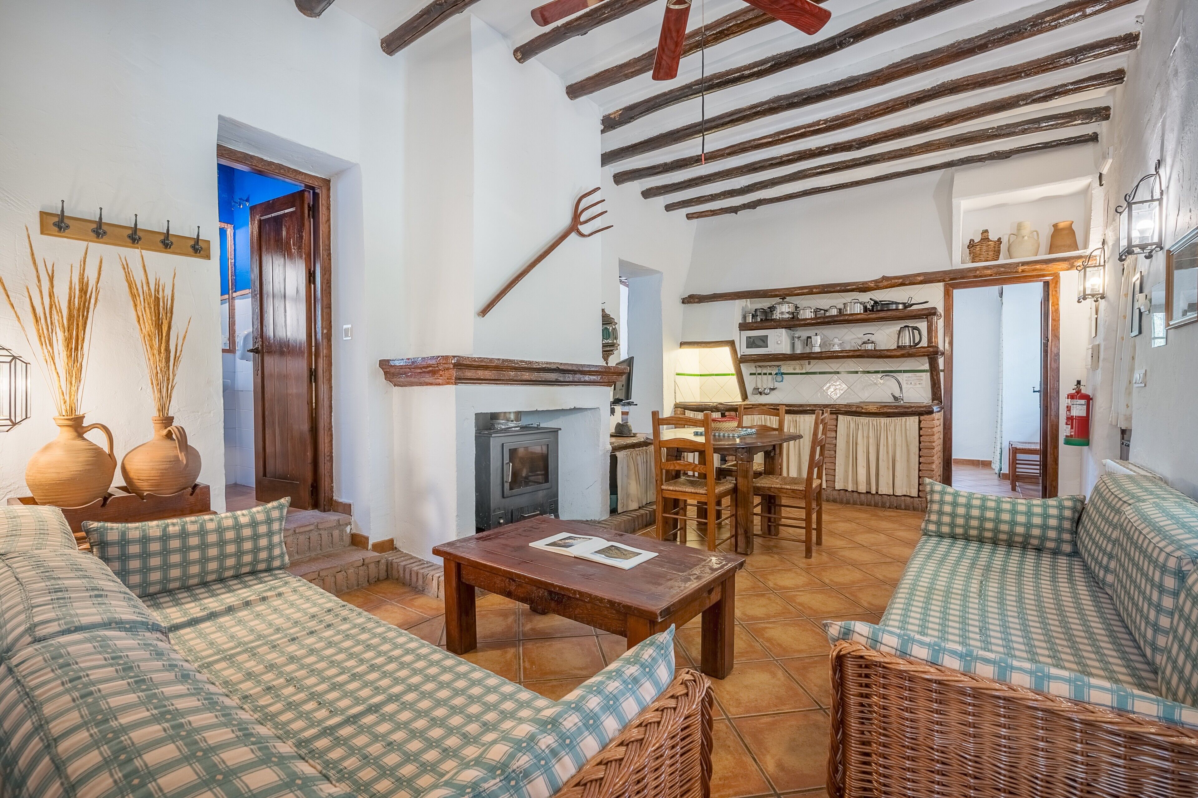 TV, fireplace, DVD player