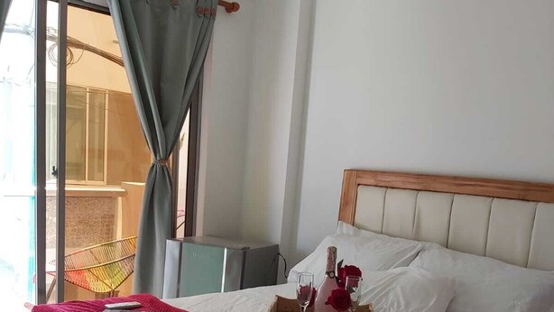 Deluxe Double Room, Balcony, Beach View | Hypo-allergenic bedding, down duvets, minibar, soundproofing - Dreimar hotel boutique - La Boquilla Cartagena. (Cartagena)