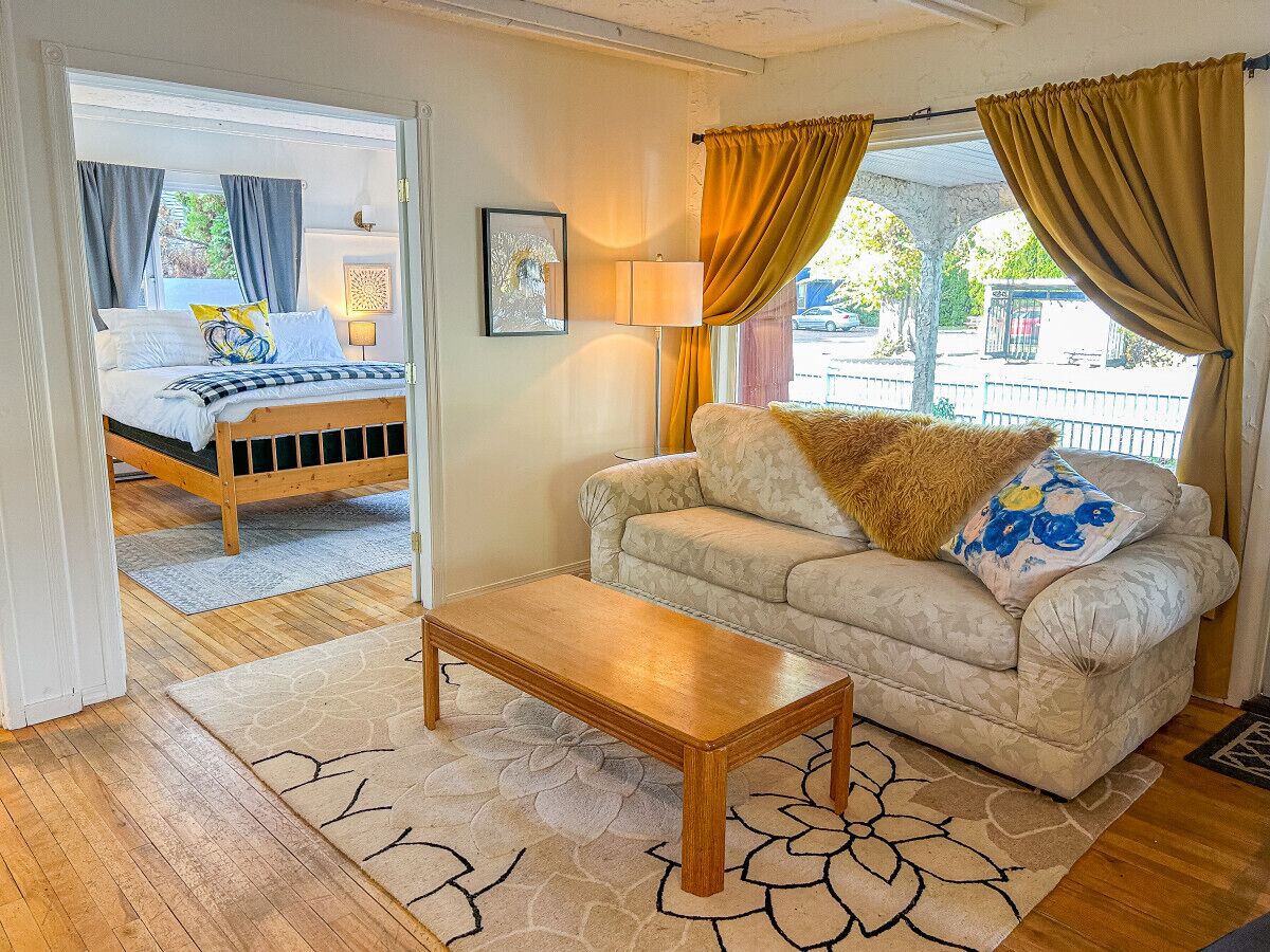 Main Living Room & Primary Bedroom