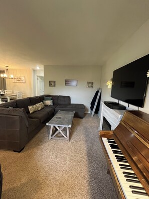 Smart-TV, Kamin, Videospiele, DVD-Player