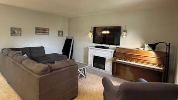 智能電視、壁爐、電子遊戲、DVD 播放機