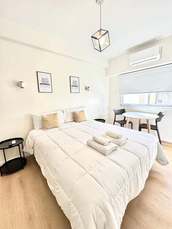 Standard Apartment, City View | 1 bedroom, in-room safe, blackout drapes, iron/ironing board