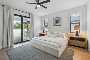 4 slaapkamers, een strijkplank/strijkijzer, wifi, beddengoed