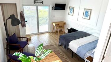 1 slaapkamer, een bureau, wifi, beddengoed