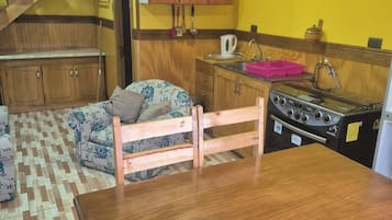 Family House | Private kitchen | Fridge, electric kettle