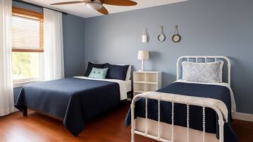 4 chambres, bureau, Wi-Fi gratuit