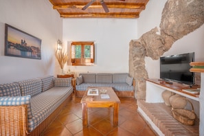 TV, fireplace, DVD player