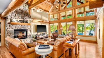 Smart TV, fireplace, offices