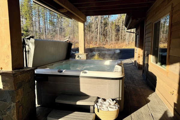 Bain à remous extérieur