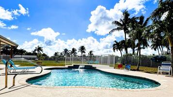 Una piscina climatizada