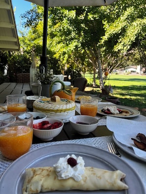 Udendørs spisemuligheder