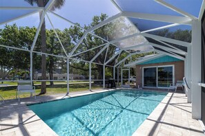 Una piscina climatizada