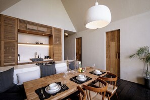 Villa, 2 Bedrooms, Private Pool | Dining room