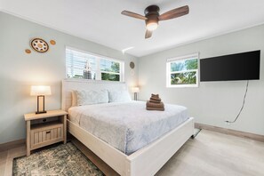 4 chambres, fer et planche à repasser, Wi-Fi, draps fournis