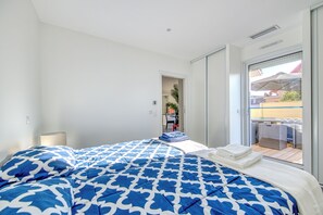 2 chambres, fer et planche Ă repasser, Wi-Fi gratuit, draps fournis