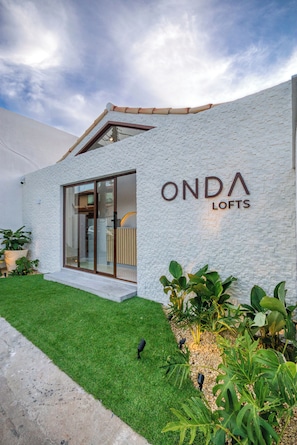 Façade de l’hébergement