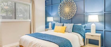 2 habitaciones, escritorio, wifi gratis y ropa de cama