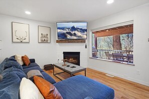 TV, fireplace, stereo - 4 Bdrm Cabin w/private Sauna & Hot tub! (Leavenworth)