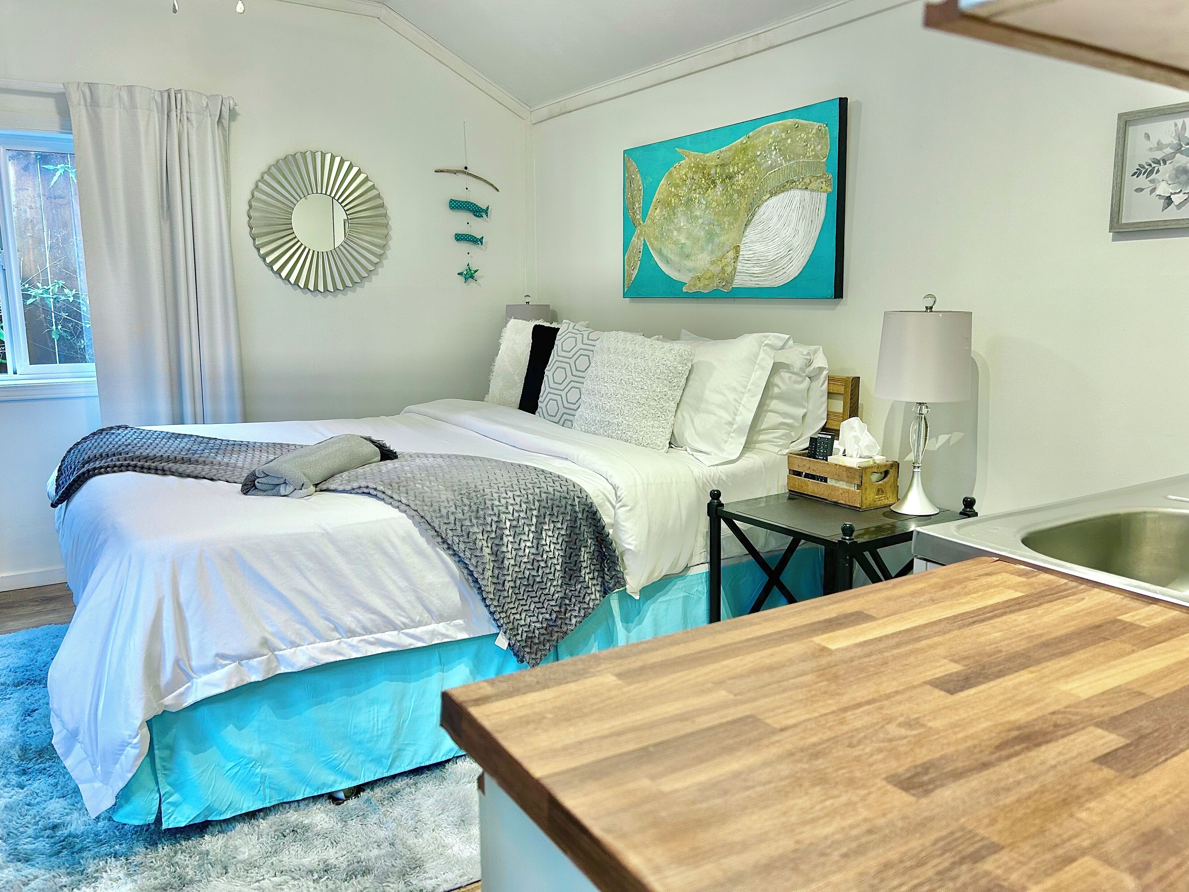 1 室のベッドルーム、アイロン / アイロン台、WiFi、ベッドシーツ