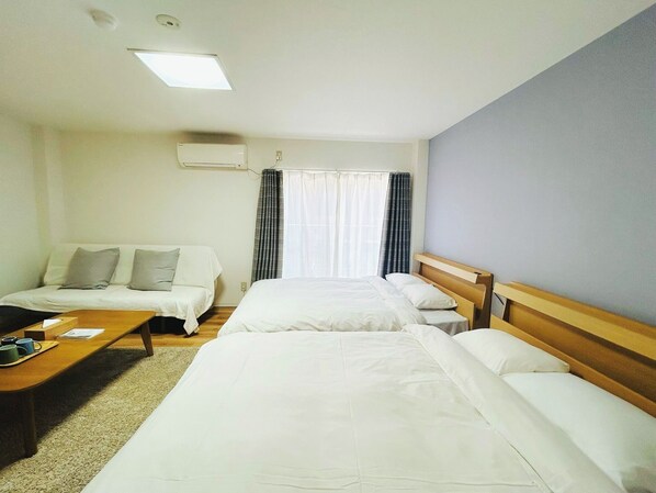 1 bedroom, iron/ironing board, free WiFi, bed sheets - YusyadoFushimi Inari Westernstyle room8 minut / Kyoto Kyōto (Kyoto)