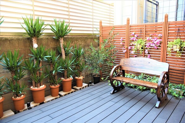 Terrace/patio - YusyadoFushimi Inari Garden kitchen included / Kyoto Kyōto (Kyoto)