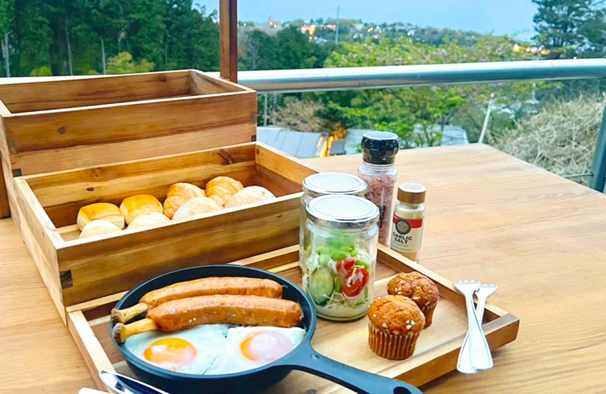 Udendørs spisemuligheder