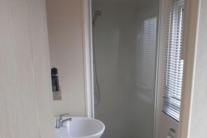 Shower, hair dryer - PerranporthCaravan/2bedroom/Tv/GasFire (Perranporth)