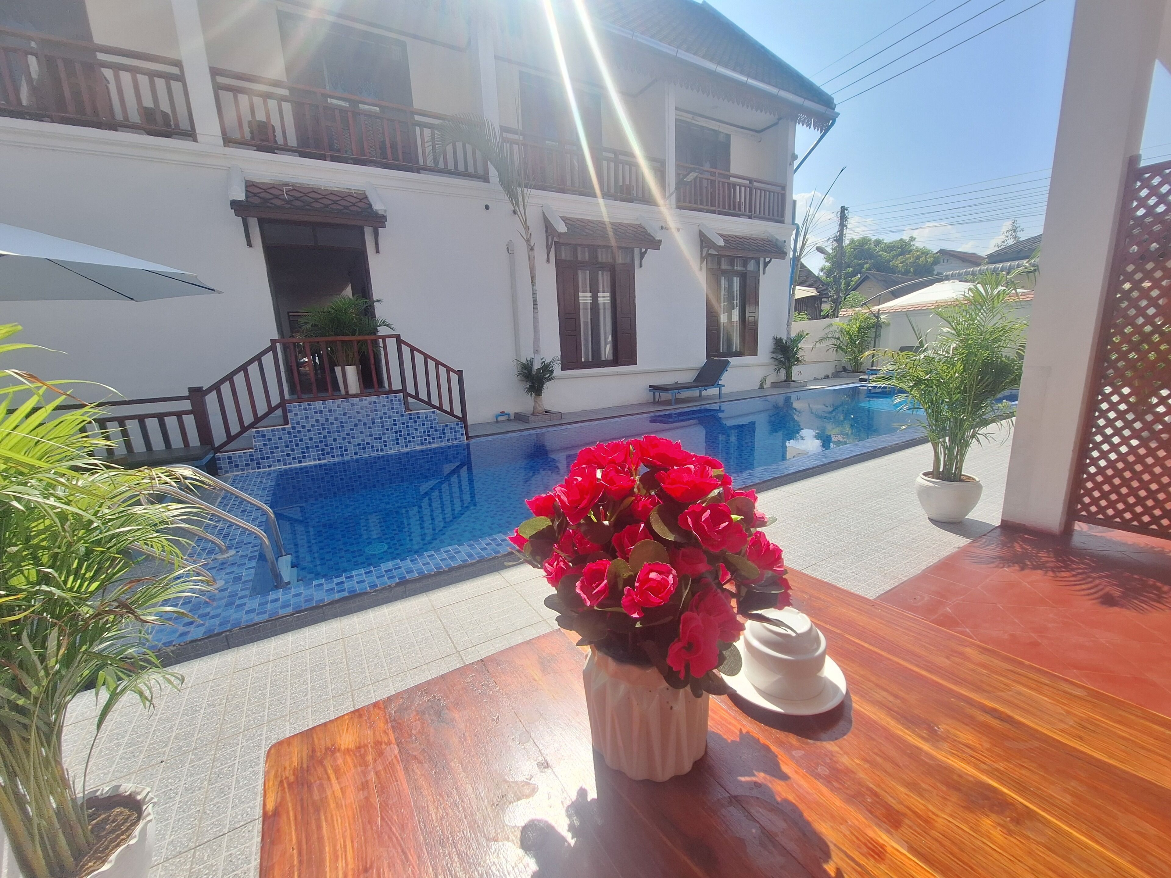 Façade de l’hébergement