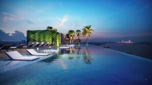 Outdoor pool - The Sky 89 Panorama D7 (Ho Chi Minh City)