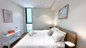 Apartemen Comfort, 2 kamar tidur, pemandangan kota | Wi-Fi gratis