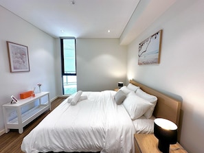 Appartement Confort, 2 chambres, vue sur la ville | Accès au Wi-Fi (inclus), literie fournie