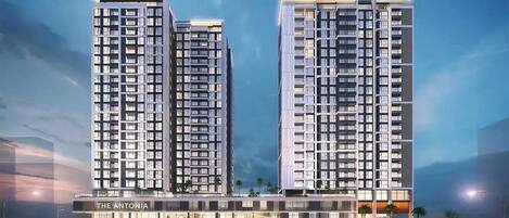 Voorkant van accommodatie