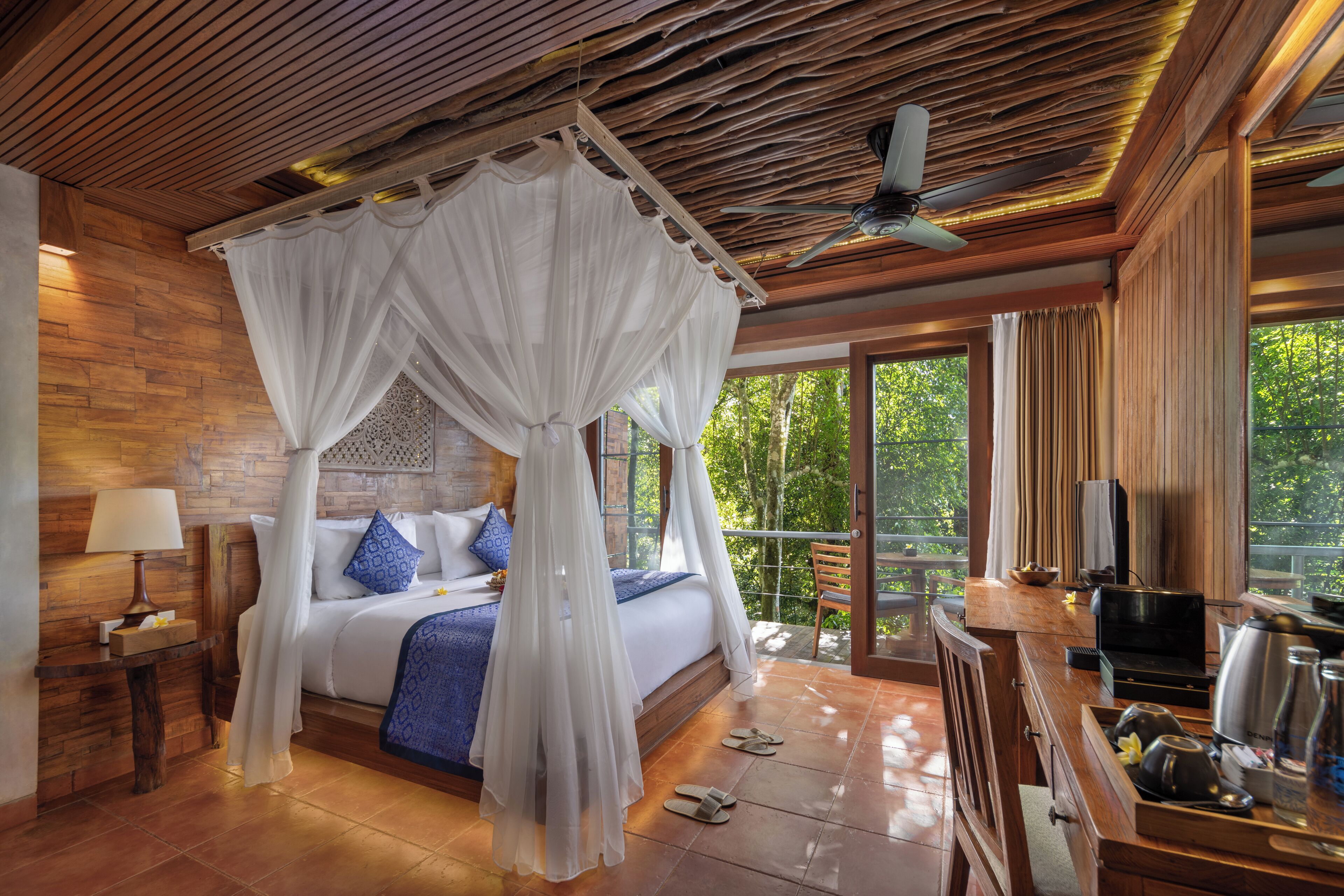 Honeymooner Rain Forest Jungle Suite with Free Minibar | 迷你吧、客房内保险箱、隔音、免费 WiFi