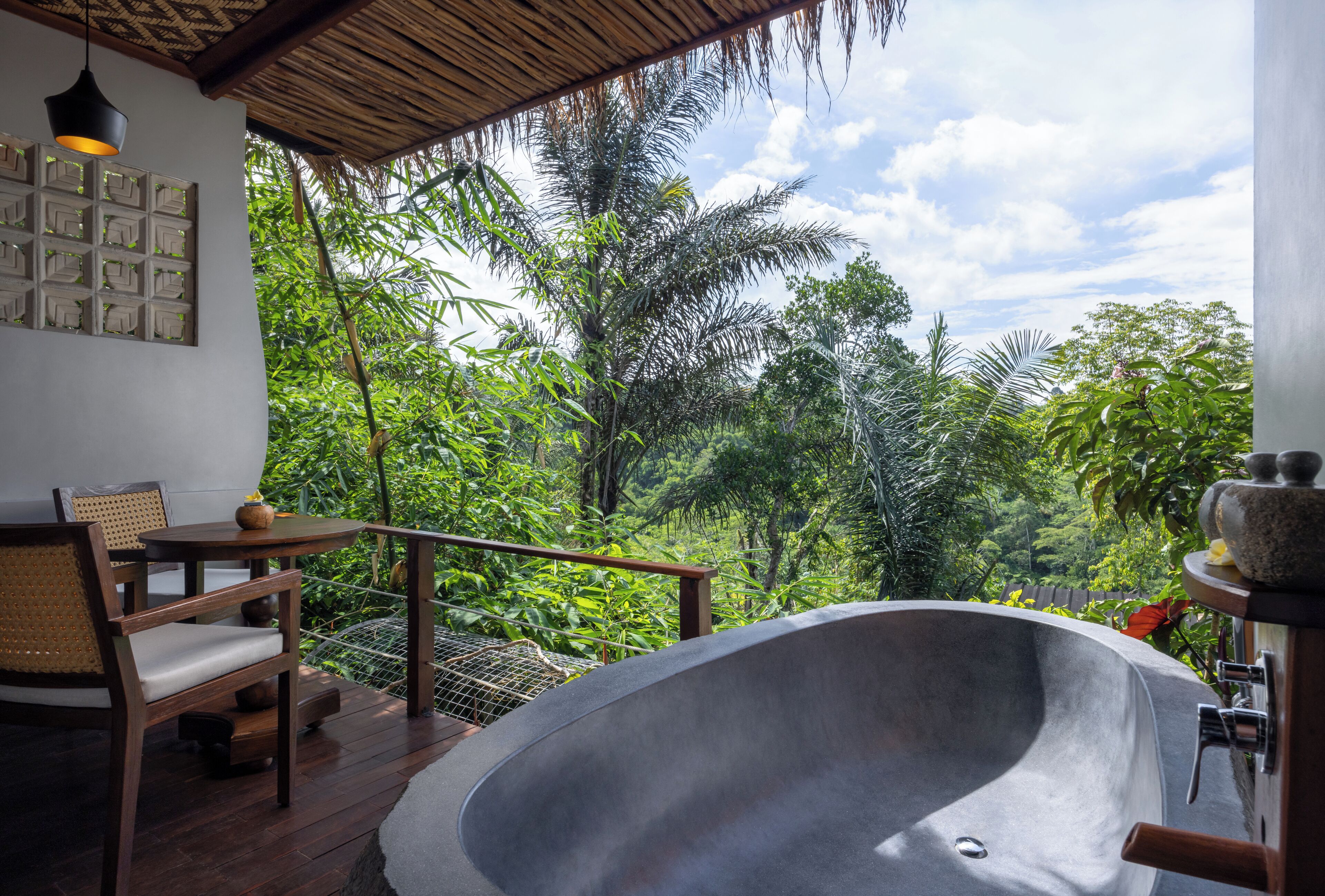 Honeymooner Rain Forest Deluxe Bathtub with Free Minibar | 客房景观