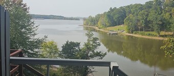 Breathtaking View from our Cabin-like Condo on TN River KY Lake with a boat dock