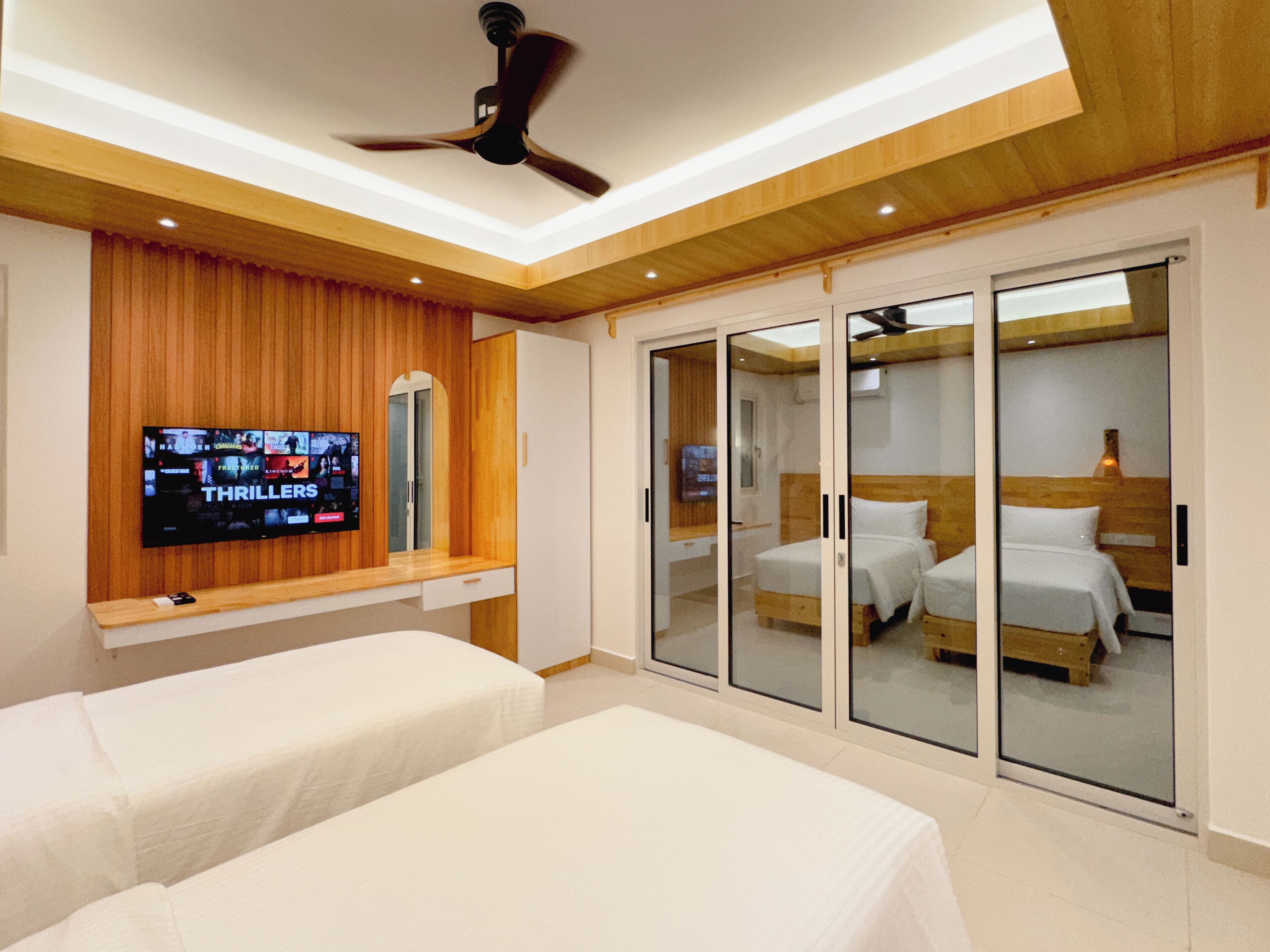 Camera Deluxe con letto matrimoniale o 2 letti singoli | Wi-Fi gratuito