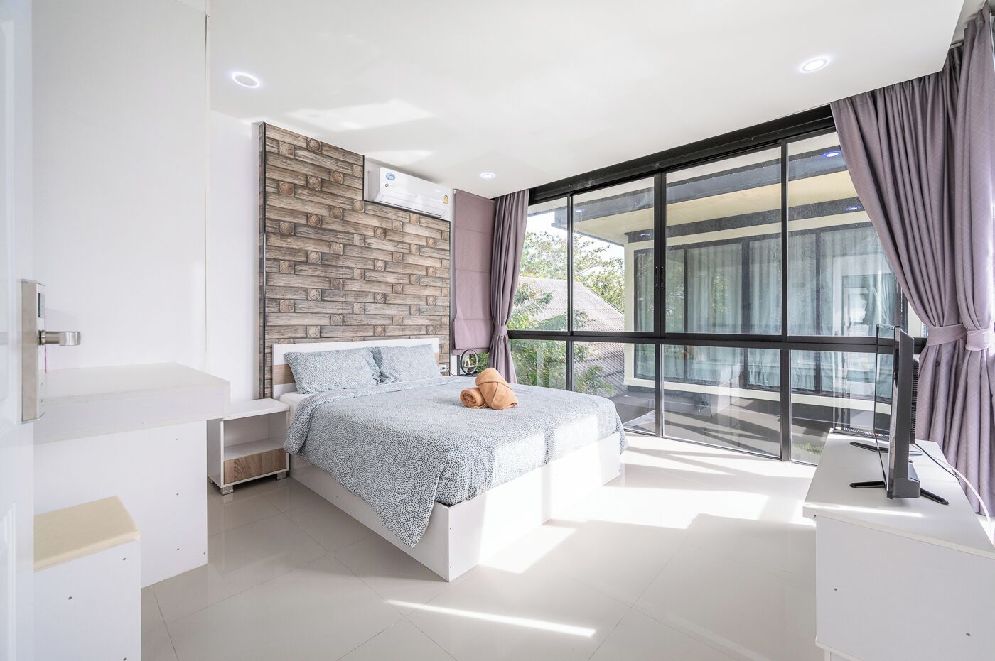 Ferienhaus, 3 Schlafzimmer, eigener Pool, Parkblick | 3 Schlafzimmer, Verdunkelungsvorhänge, kostenloses WLAN